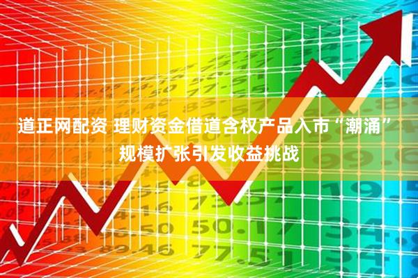 道正网配资 理财资金借道含权产品入市“潮涌” 规模扩张引发收益挑战